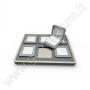 Large Deluxe Wooden Diamond Display Box Tray set - 6 grey boxes