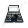 Diamond Boxes in a Luxurious Lockable Case with viewing window - black