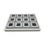 Deluxe Diamond Boxes in a Luxury Tray Set - 12 grey boxes