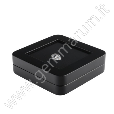 Wooden gemstone display box  88 ×88 × 25 mm