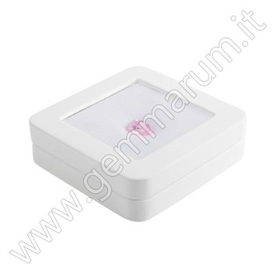 Wooden gemstone display box  88 ×88 × 25 mm