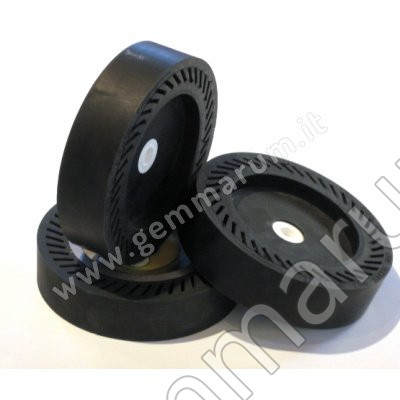 Expandable rubber drum for diamond grinding and polishing belts