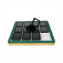 Espositore con Cornice Dorata-Verde completo di 12 scatoline MATT BLACK