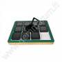 Espositore con Cornice Dorata-Verde completo di 12 scatoline MATT BLACK