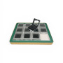Premium Gem Display with Gold Frame - Green Complete display with 12 MATT SIVLER boxes