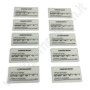 Security Seals for precious Stones - Starter Kit 10  - white Small 75x40mm