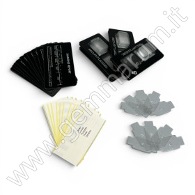 Security Seals for precious Stones - Starter Kit 10  - black Small 75x40mm