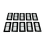 Sicherheitssiegel für Edeltsteine - Starter Kit 10 - schwarz 75x40mm