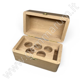 Wooden case for metal reagents
