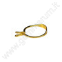 Gold stone holder ring for stones from 0.50 to 2.0 ct