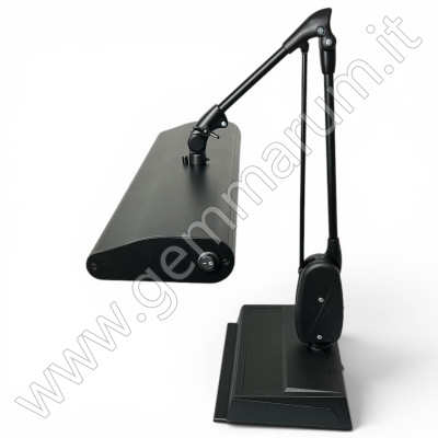 DAZOR LAMPE mit 2 Röhren - schwarz