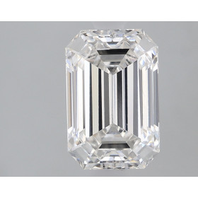 CVD LAB GROWN DIAMOND EMERALD CUT G VS1 1.55 ct
