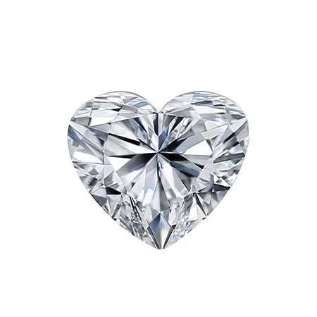 CVD Synthetischer Diamant / Herz-Schliff F 3.06 ct
