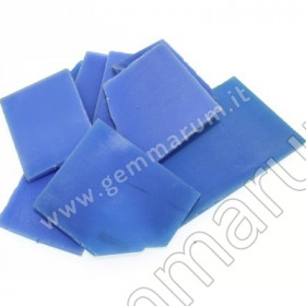 blue agate in small sheets raw material to cut