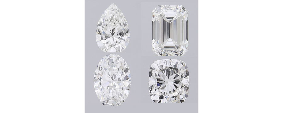 CVD Diamonds in different shapes