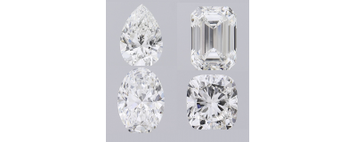 LG Diamonds in different shapes