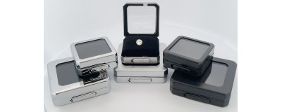 Glass top Gemstone & Diamond Boxes