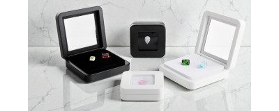 Wooden boxes for stones