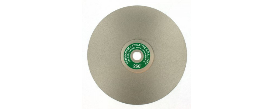 Diamond Faceting Discs - Mod.  "thin"  (150-200-300-400mm).