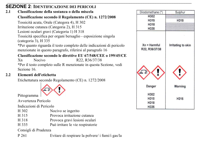 Scheda di sicurezza RD949