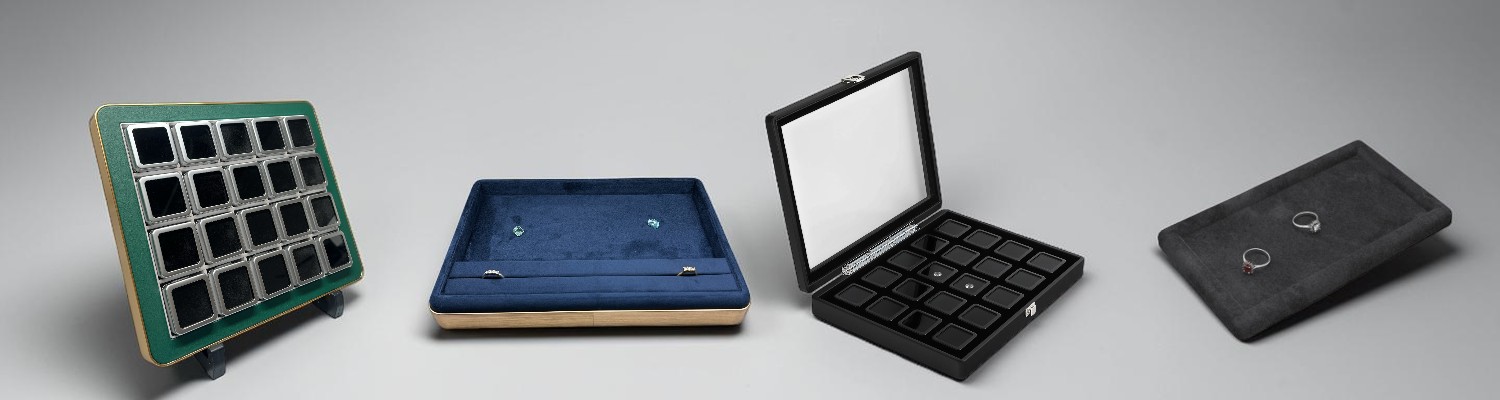 Vassoi ed espositori per pietre